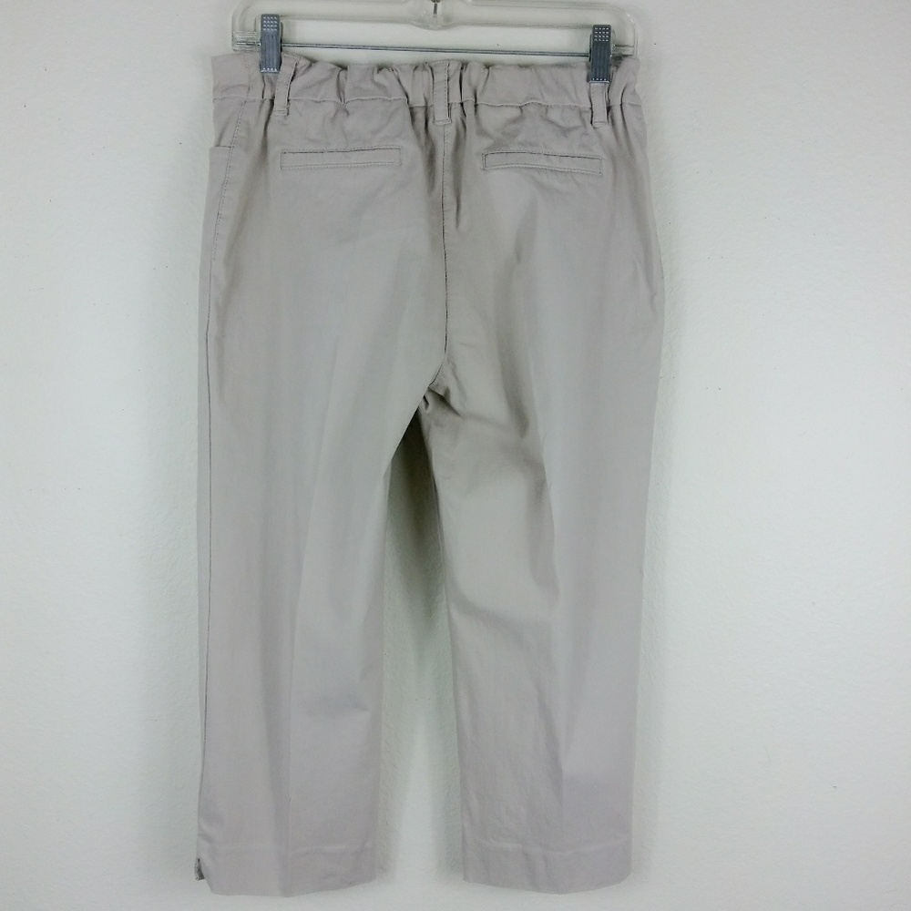 ZAC & RACHEL Khaki Stretch Capri Pants - Picture 4 of 4